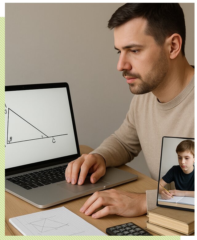 Онлайн репетитор по геометрии в Туле для школьников и студентов